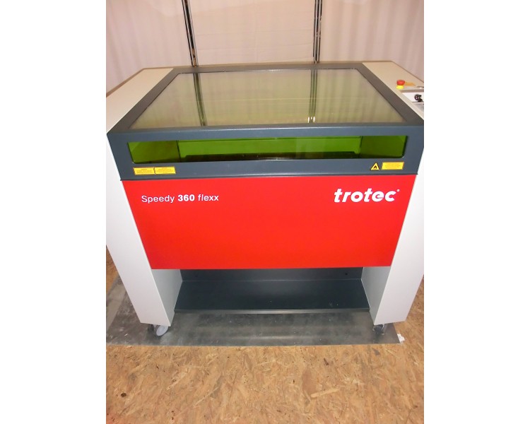 TROTEC Lasergravurmaschine Speedy 360 flexx - D. Oechsler Industrieverwertung Waghäusel