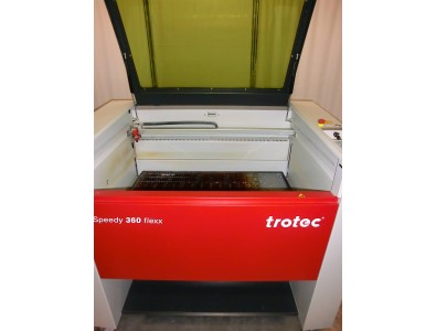 TROTEC Lasergravurmaschine Speedy 360 flexx - D. Oechsler Industrieverwertung Waghäusel